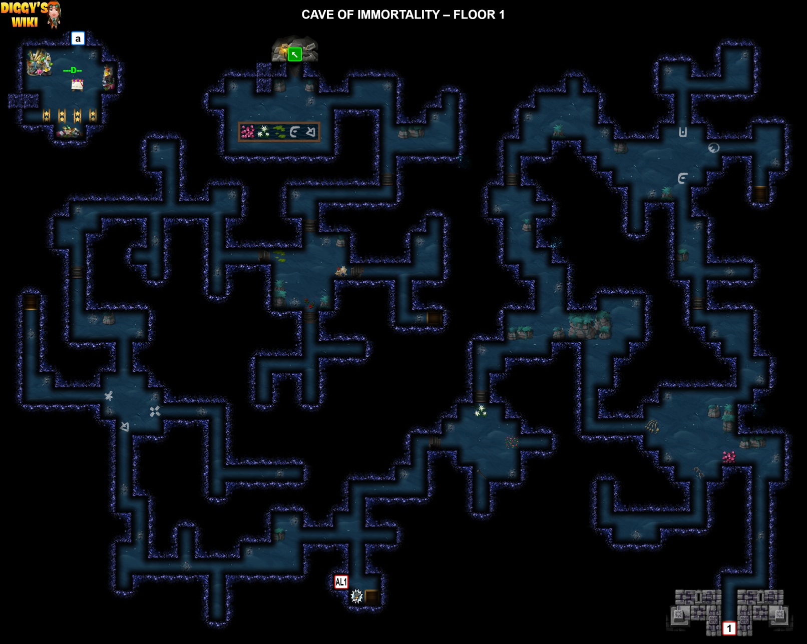Cave Of Immortality - A-maze-ing Mazes 3 - Diggy's Adventure